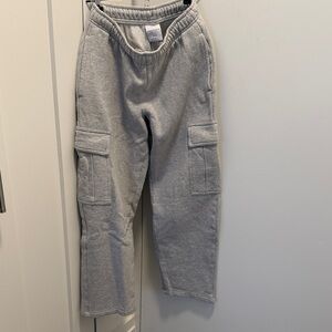 Aritzia sweat fleece cargo sweatpants